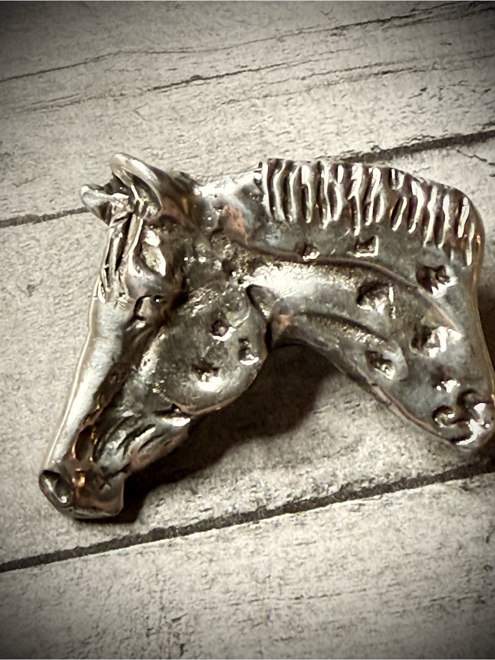 Pewter Horse Head Brooch - Women Jewelry Brooches